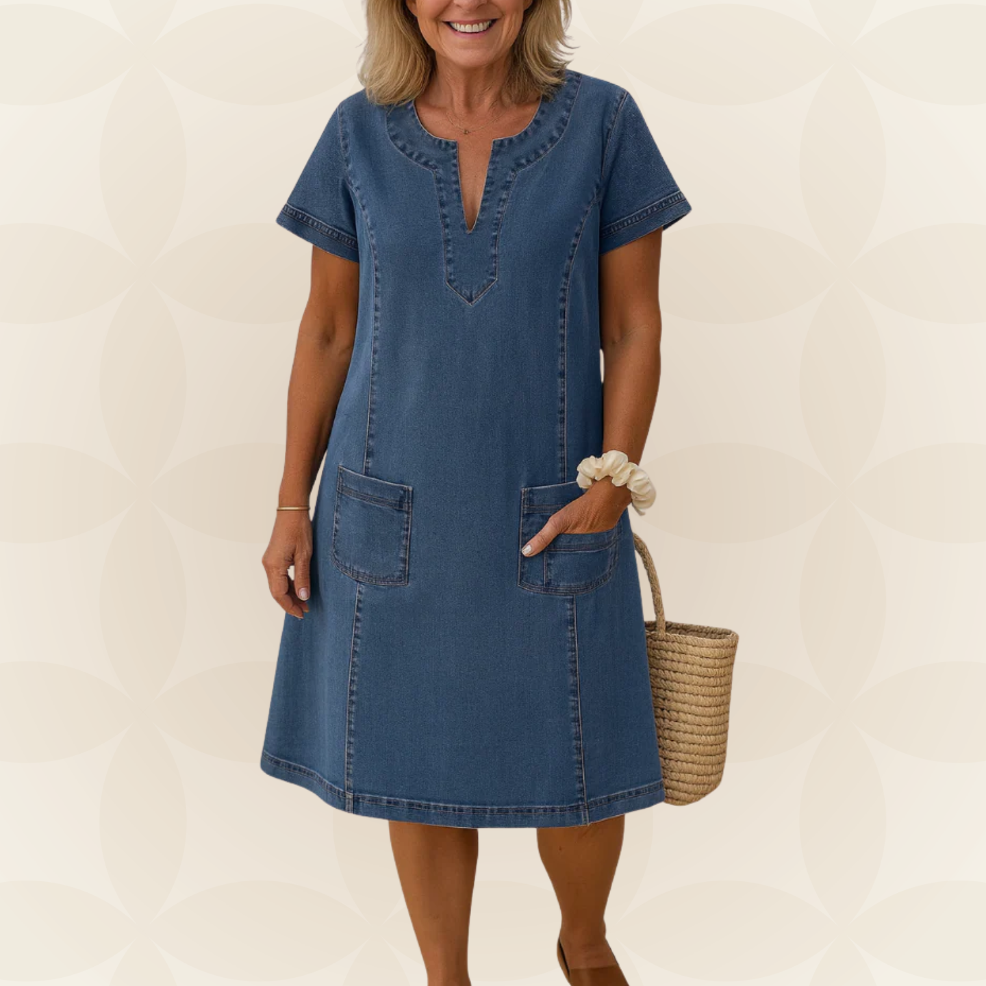 Karin | Denim jurk