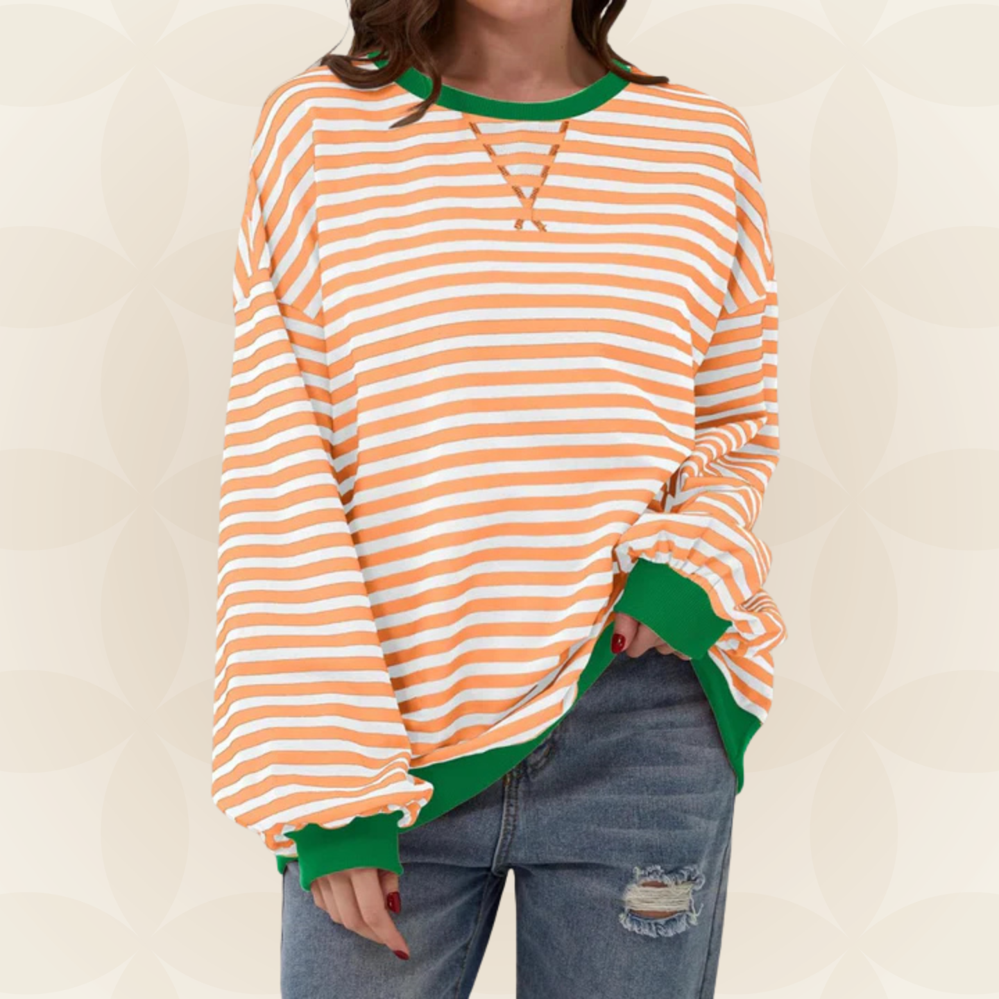 Sterre - Casual gestreepte trui