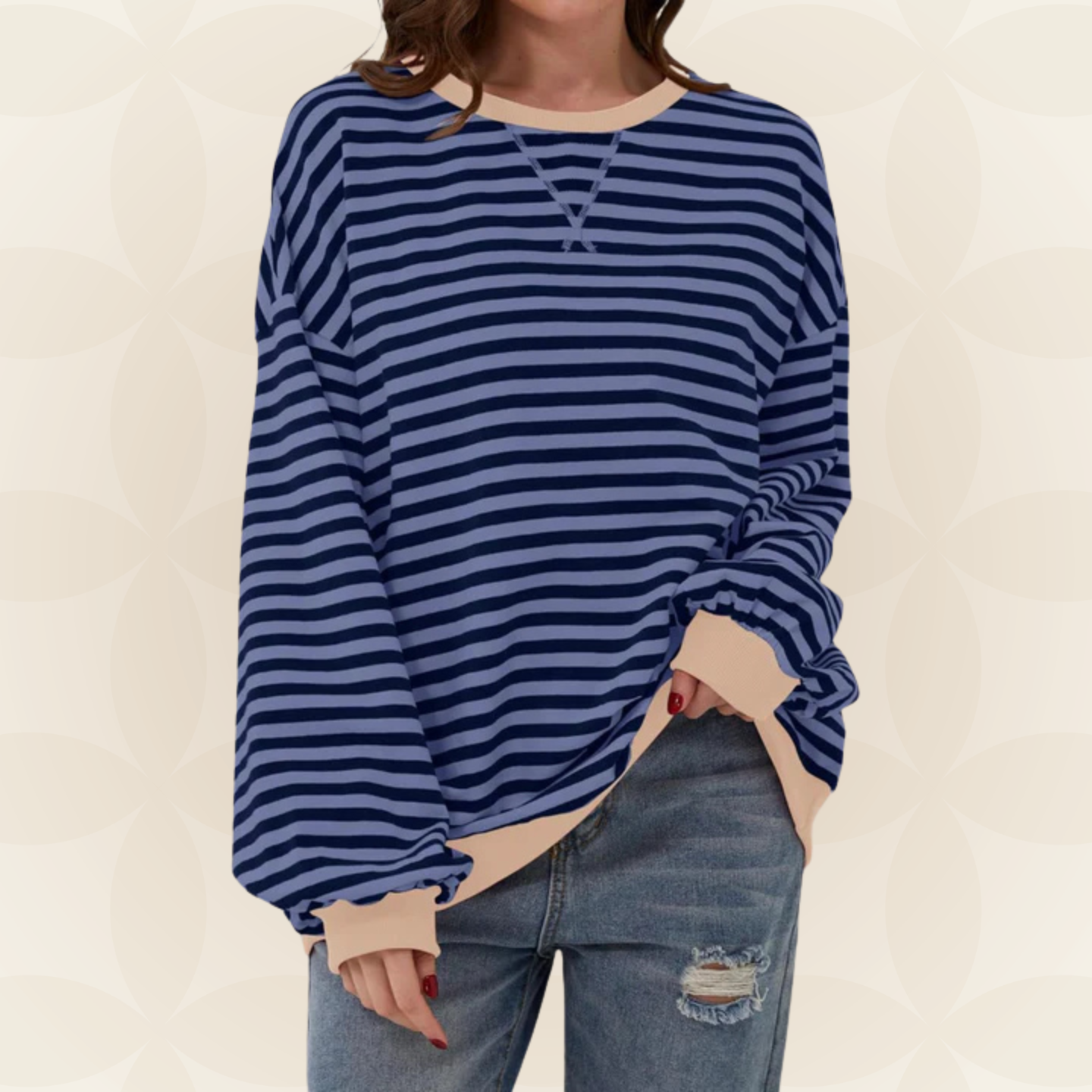 Sterre - Casual gestreepte trui