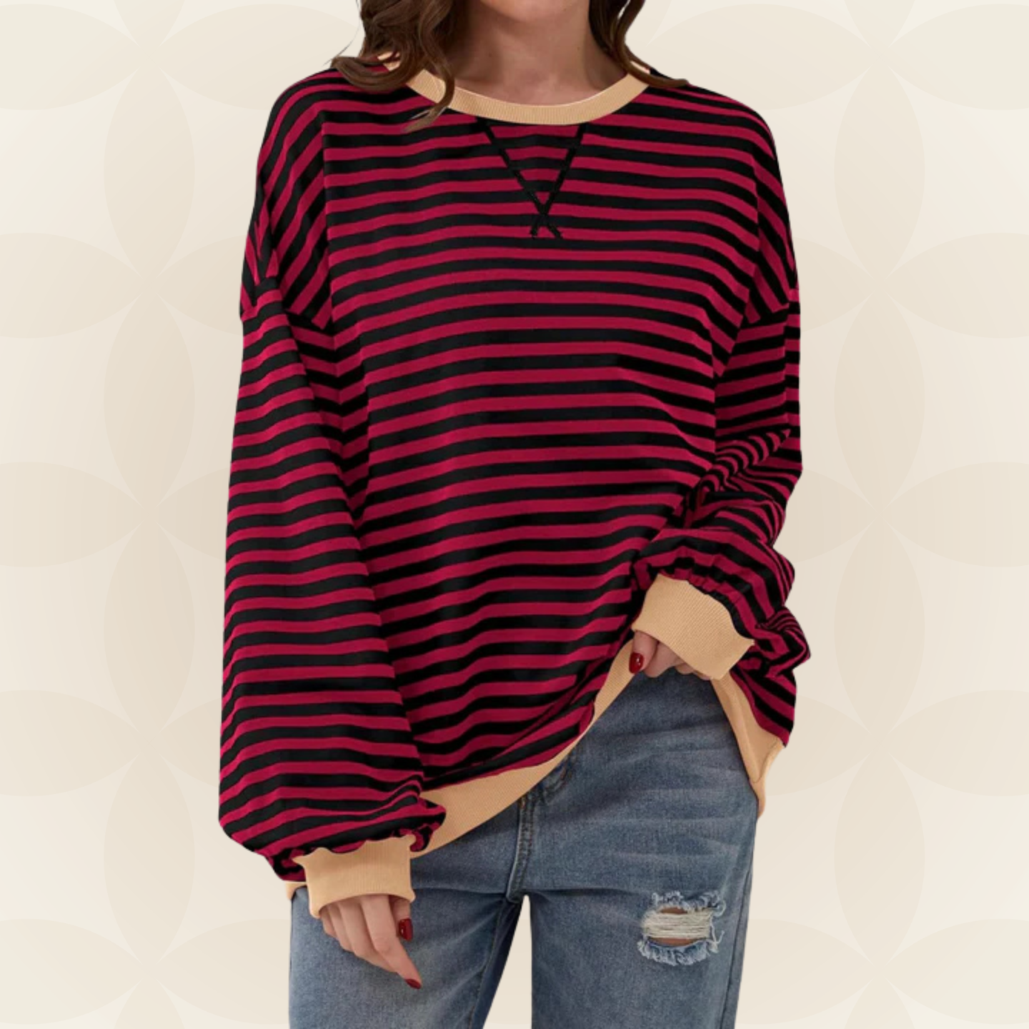 Sterre - Casual gestreepte trui