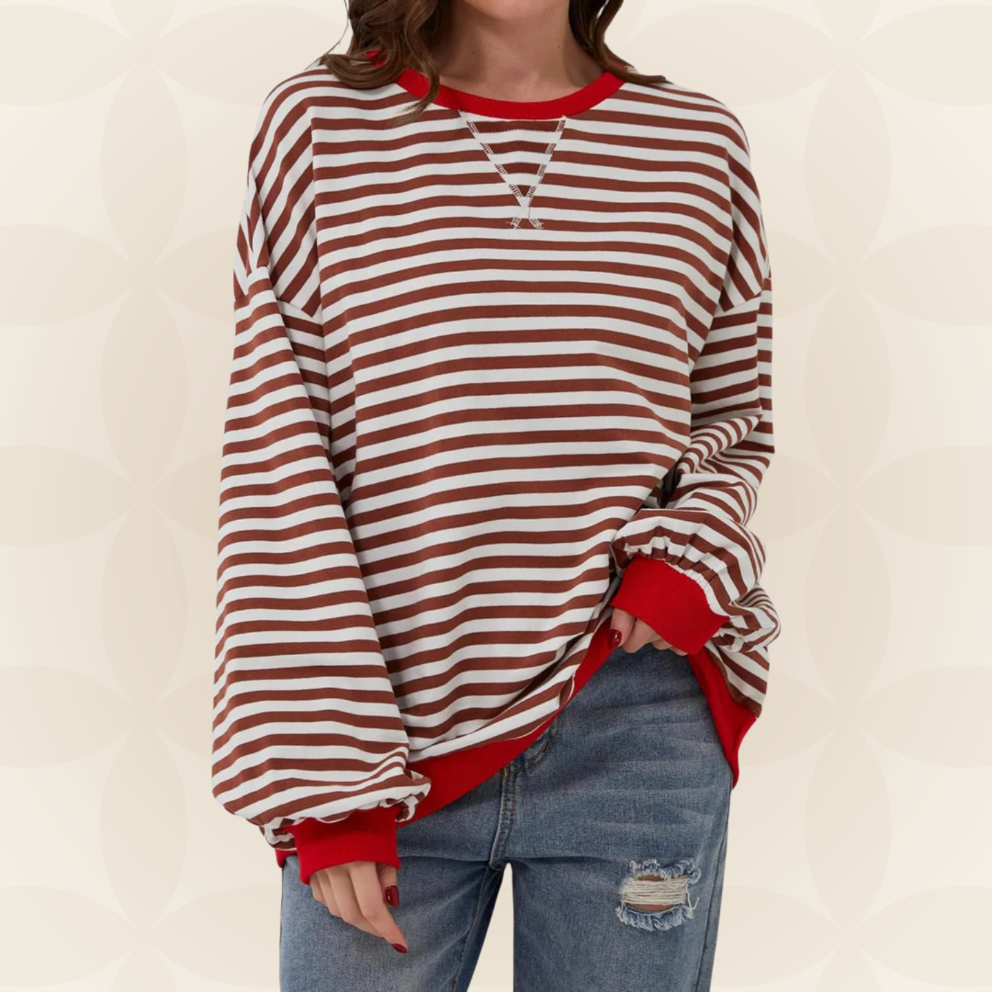 Sterre - Casual gestreepte trui