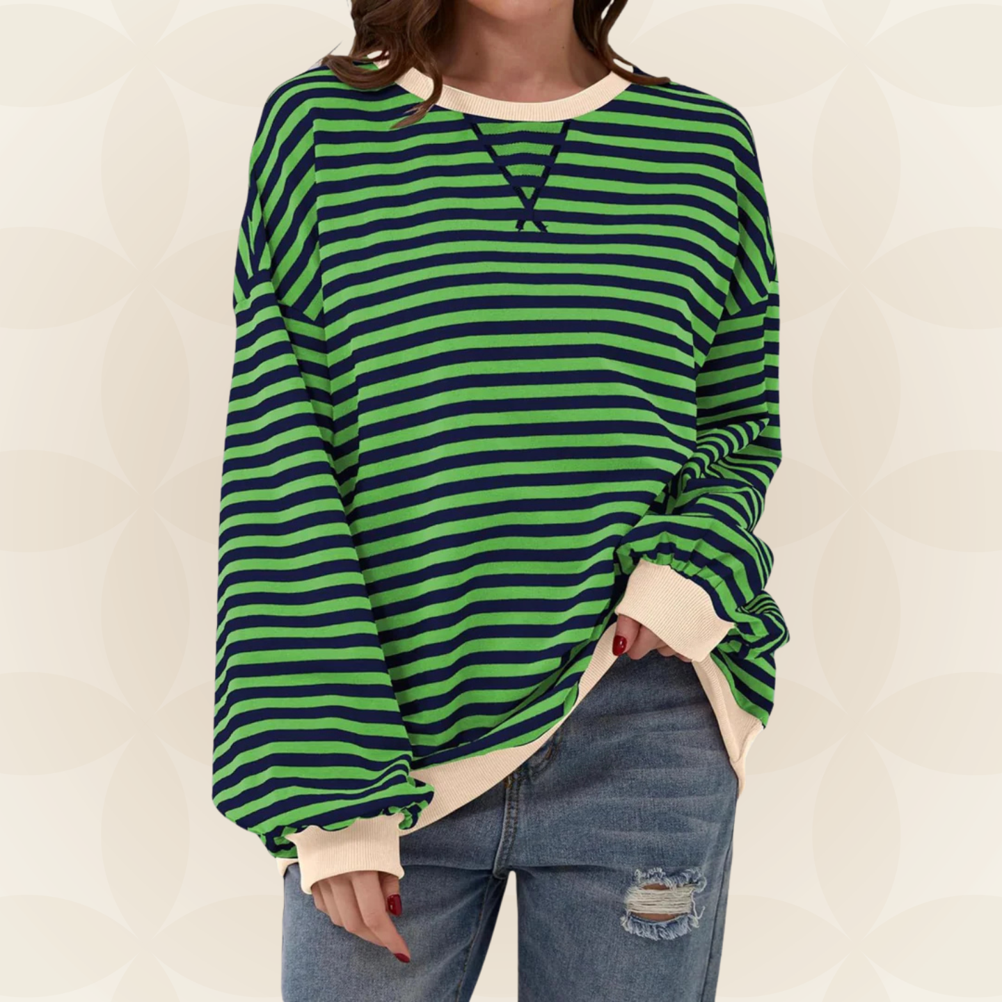 Sterre - Casual gestreepte trui
