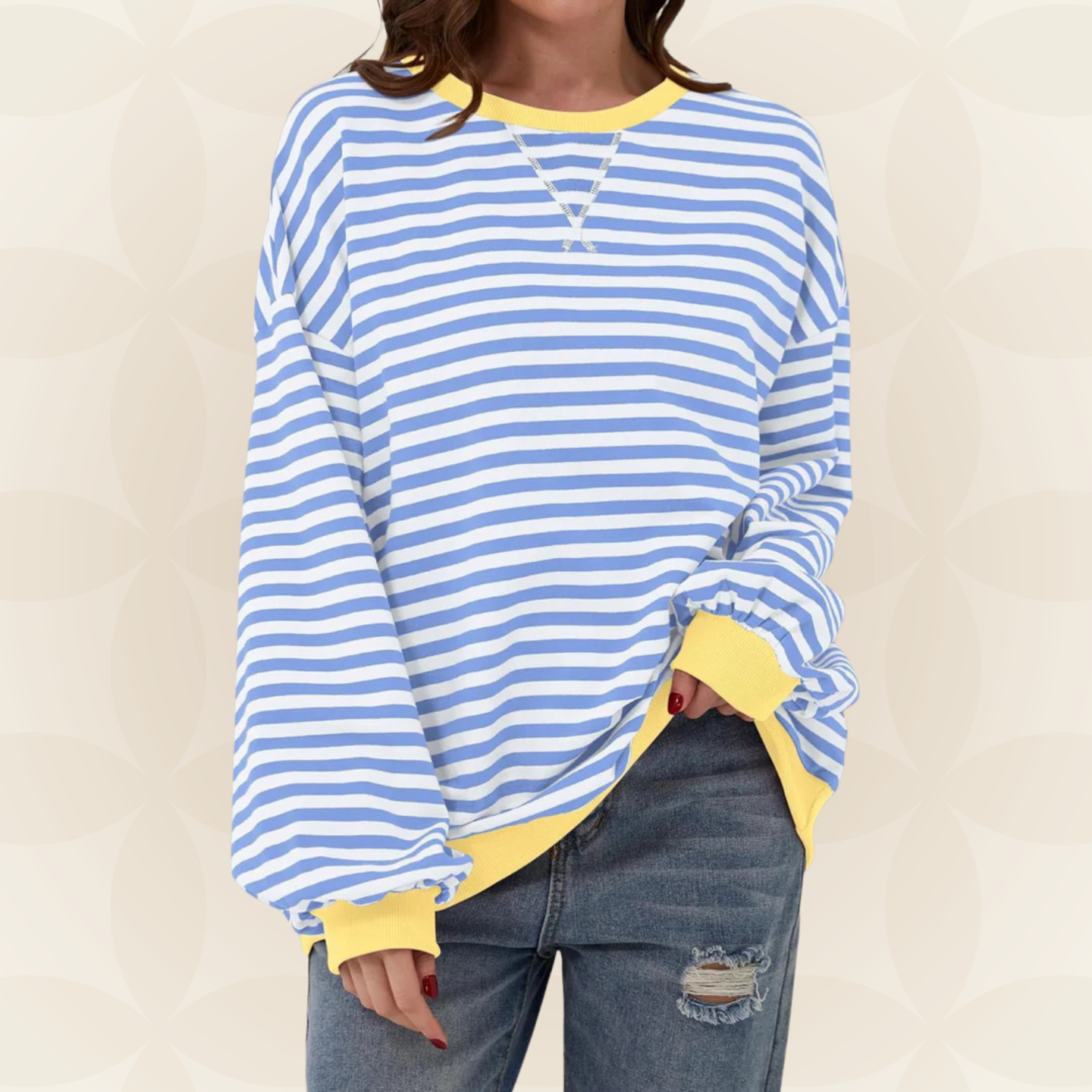 Sterre - Casual gestreepte trui