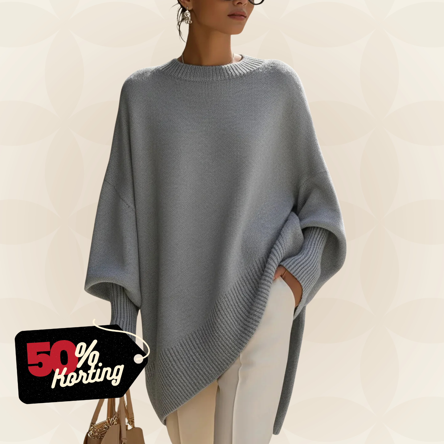 Mira - Zachte oversized trui met nonchalante pasvorm