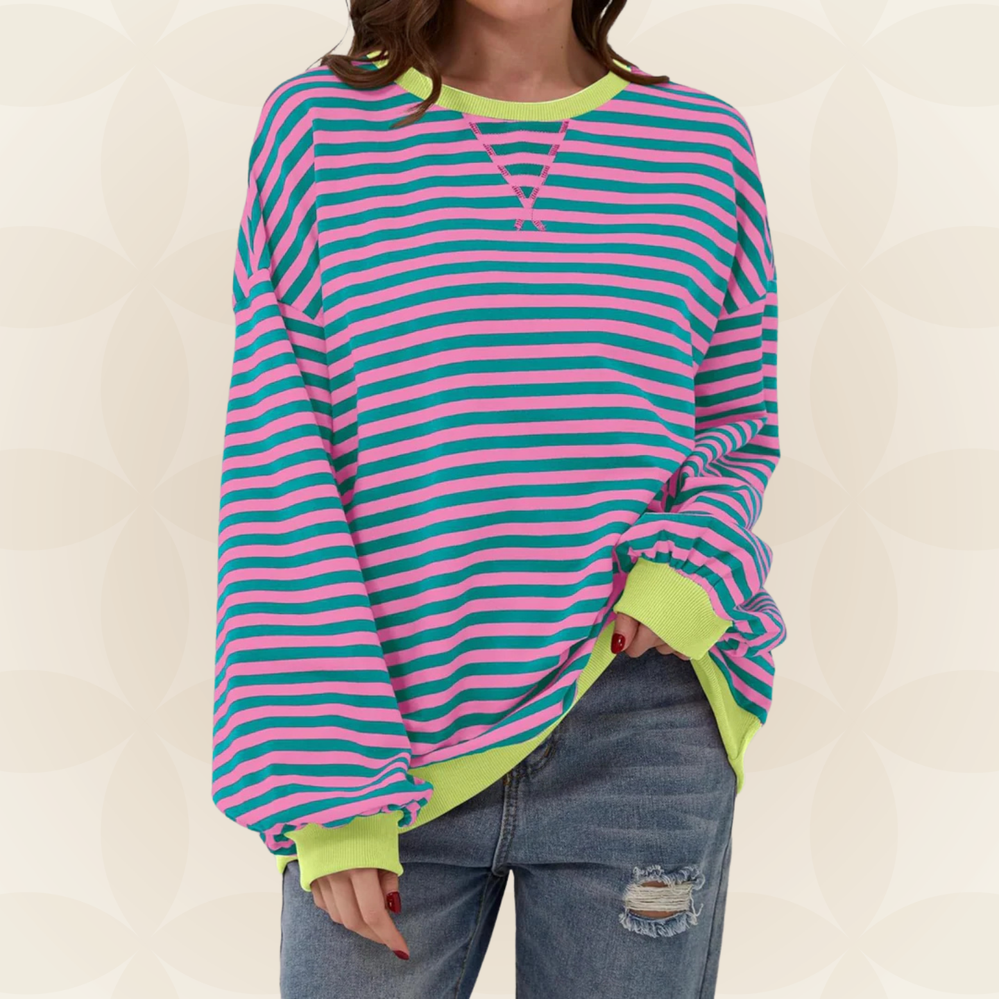 Sterre - Casual gestreepte trui
