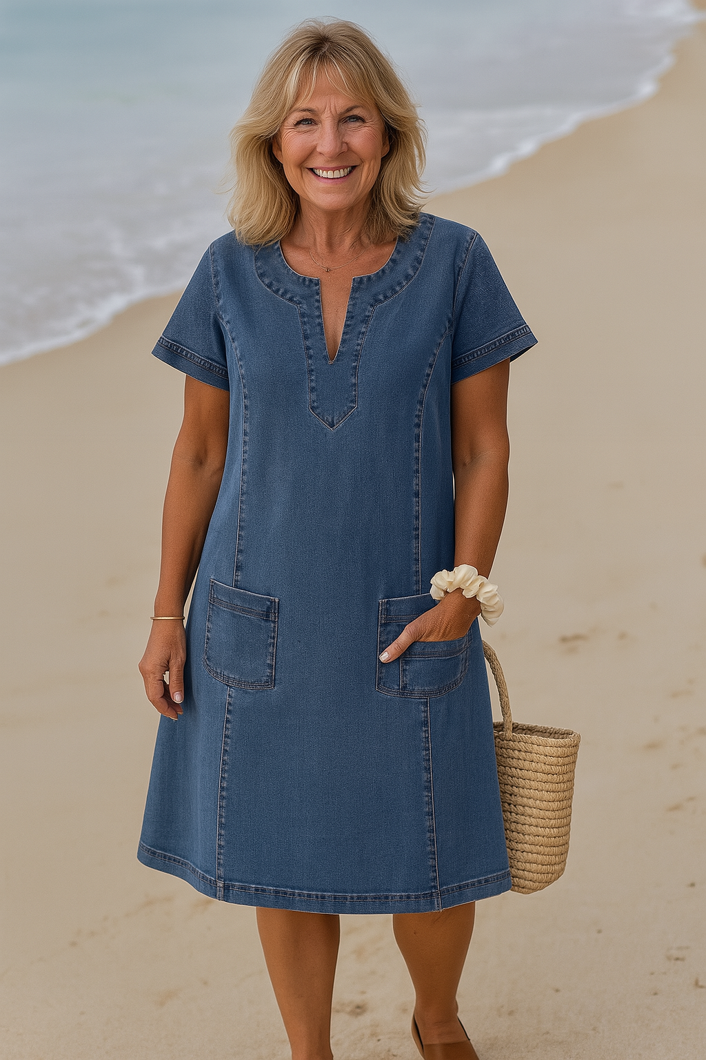 Karin | Denim jurk
