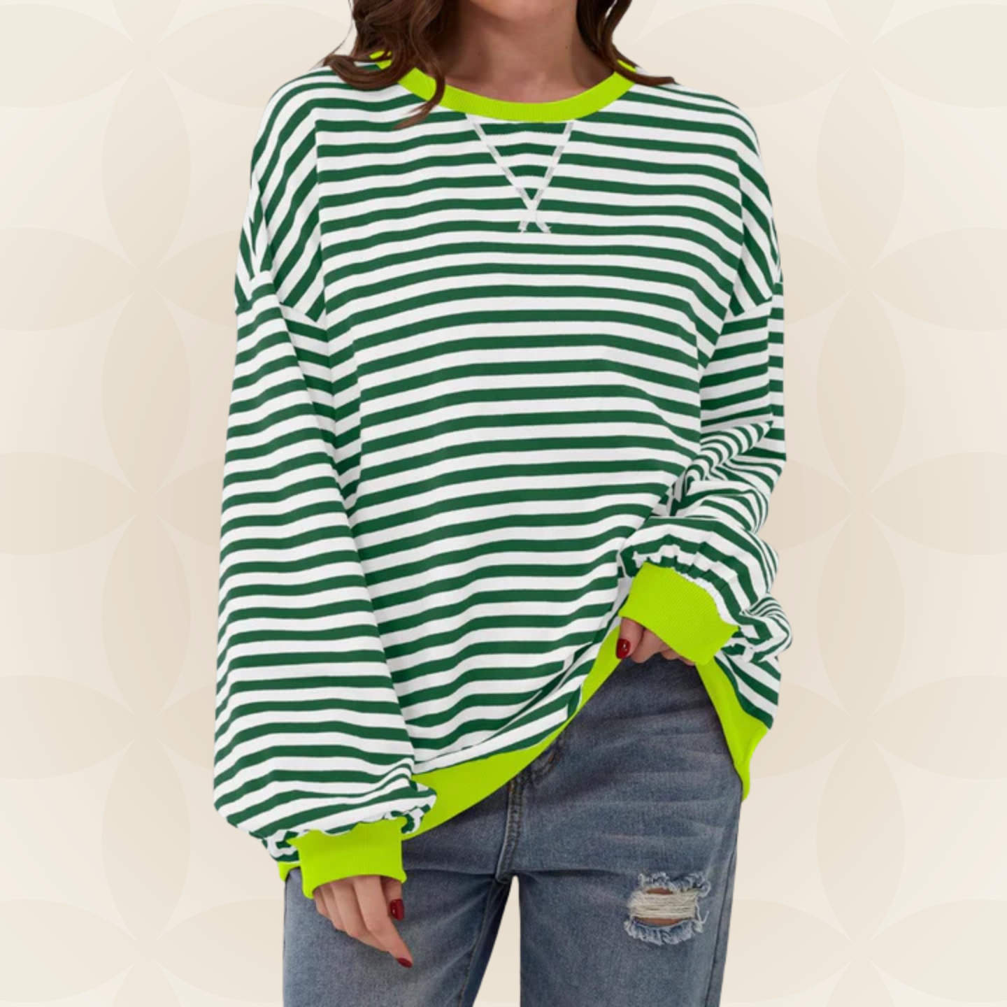 Sterre - Casual gestreepte trui