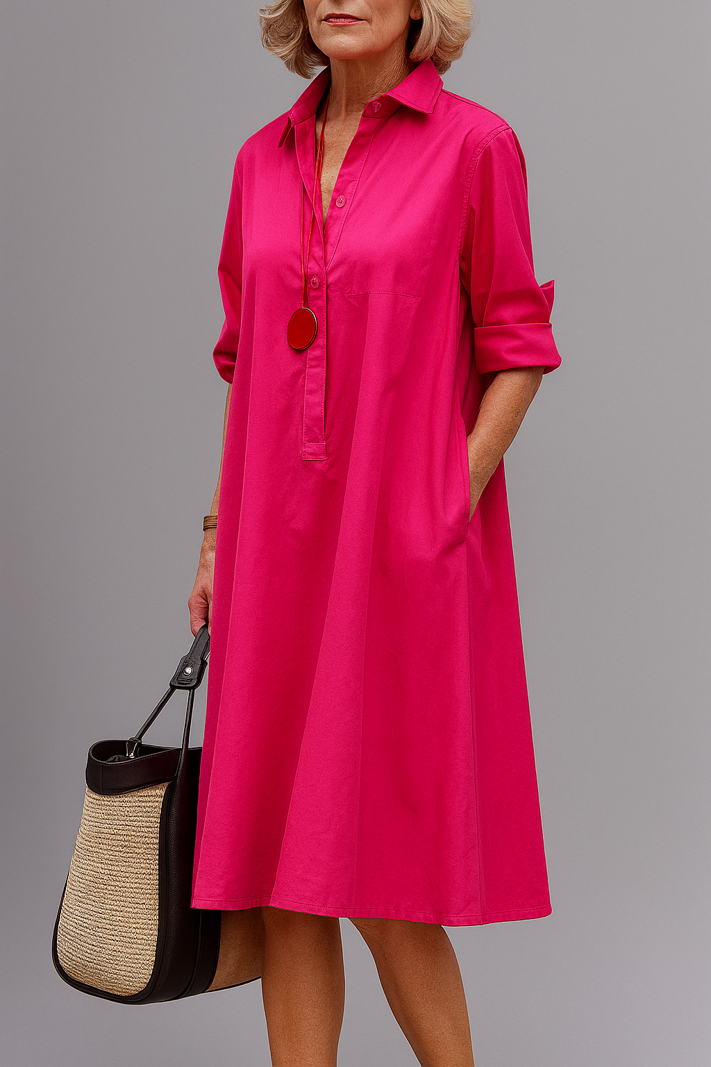 Claire - Elegante Midi Jurk